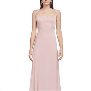 BCBGMAXAZRIA Fae Lace-Up Gown